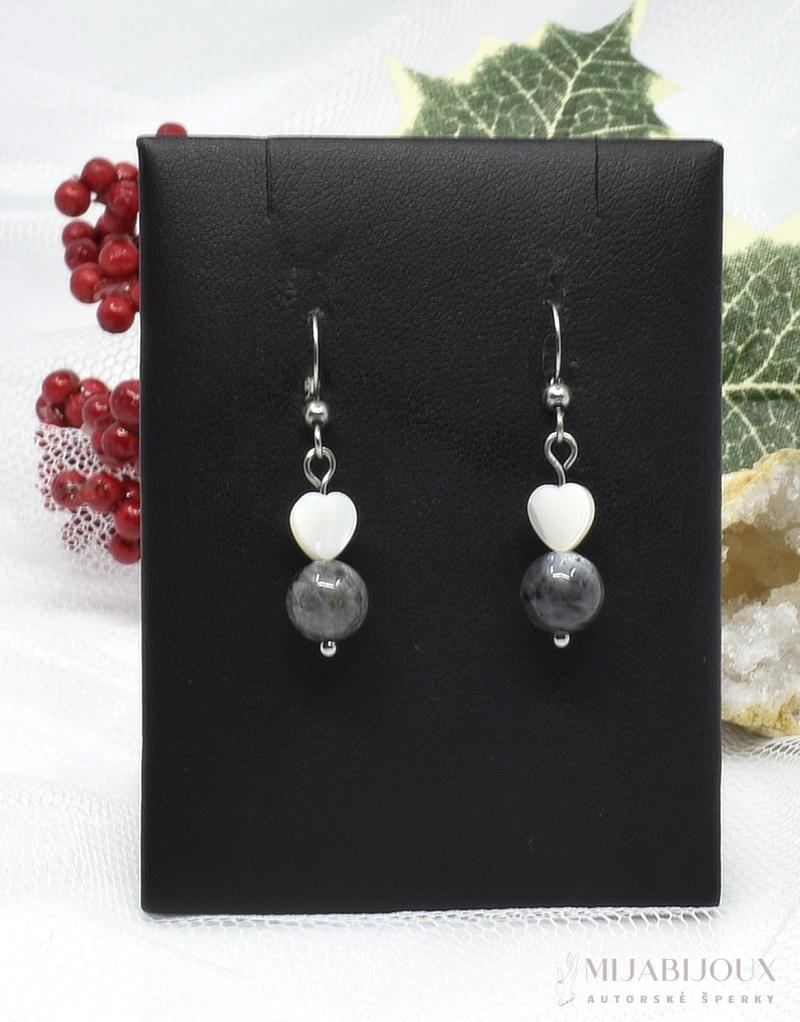 Náušnice z labradoritu II