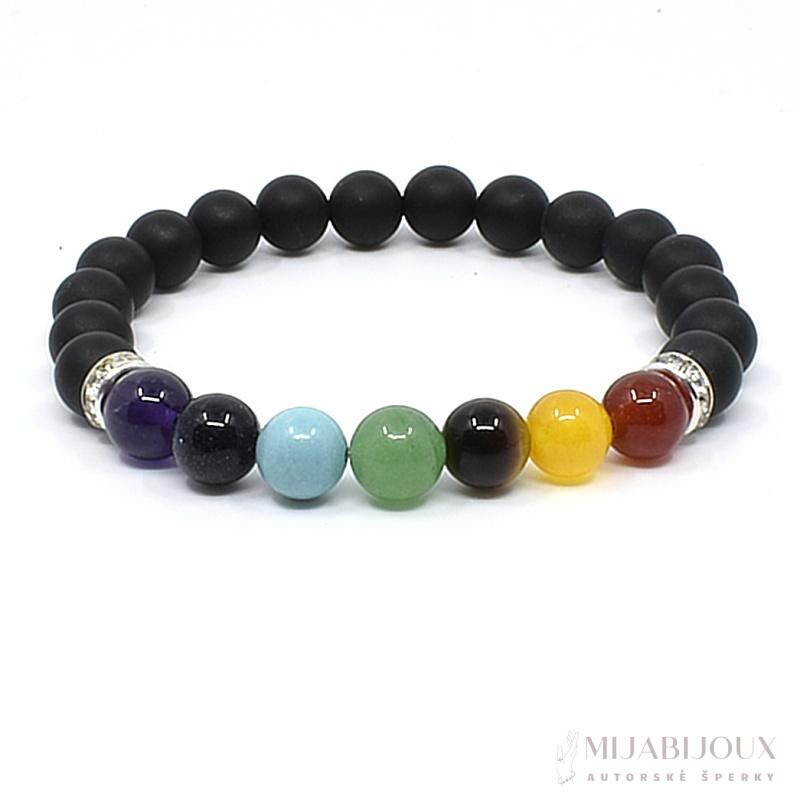 Čakrový náramek z minerálů VIII