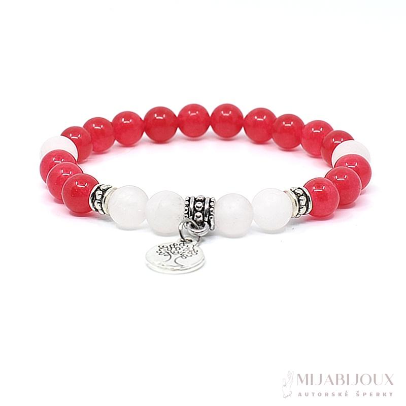 Náramek z minerálu jadeit