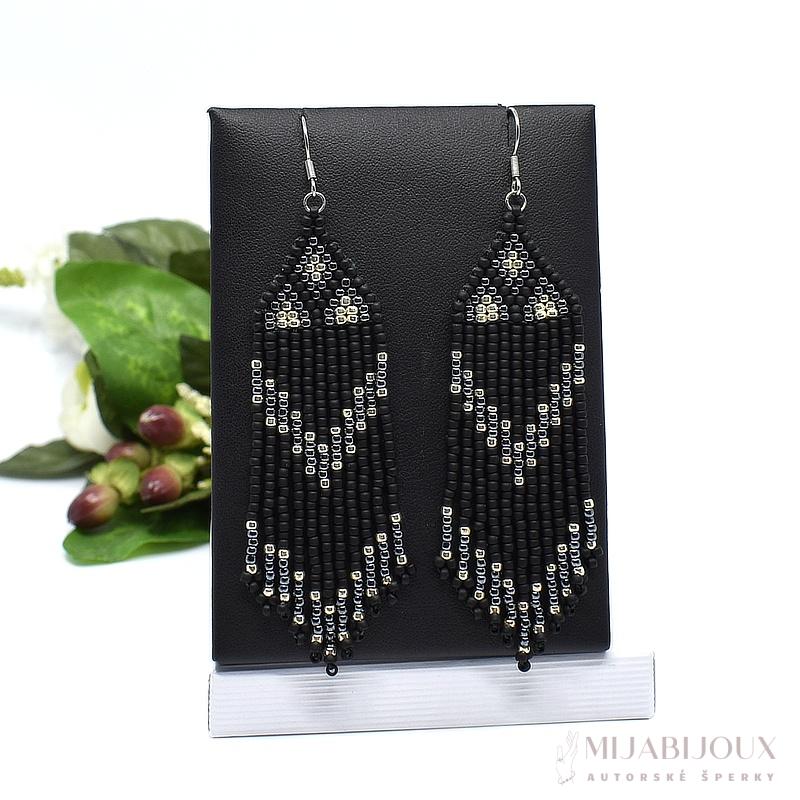 Dlouhé visací náušnice vzor 5