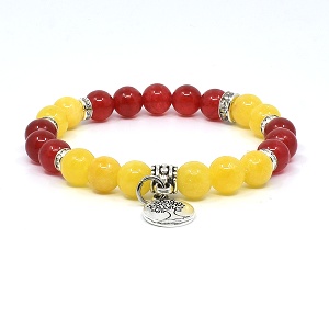 Náramek z minerálu jadeit