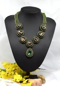 Náhrdelník "Lesní tůň"