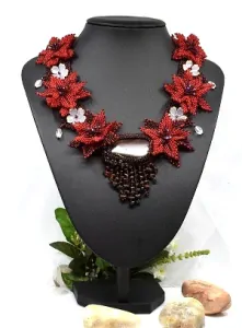 Náhrdelník s jaspisem Brekcie