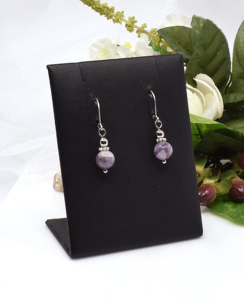 Náušnice z ametystu