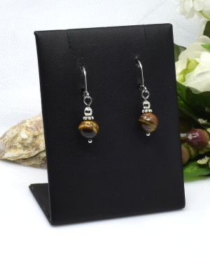 Náušnice z tygřího oka