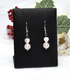 Náušnice z růženínu II