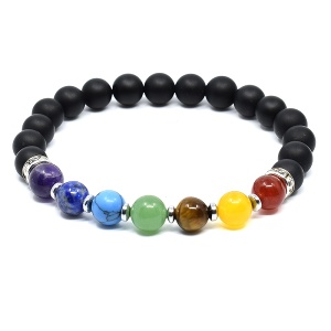 Čakrový náramek z minerálů V