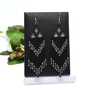 Dlouhé visací náušnice vzor 5