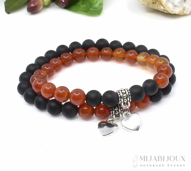 Partnerské náramky z minerálů