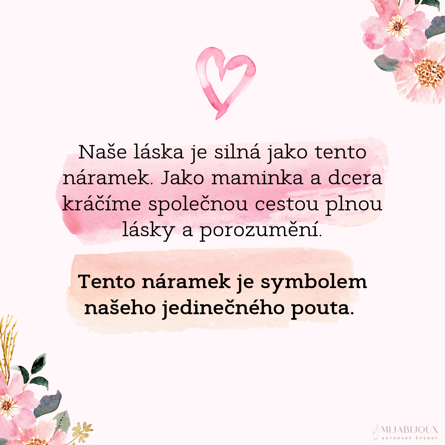 Pro maminku s dcerou - Krabička s věnováním