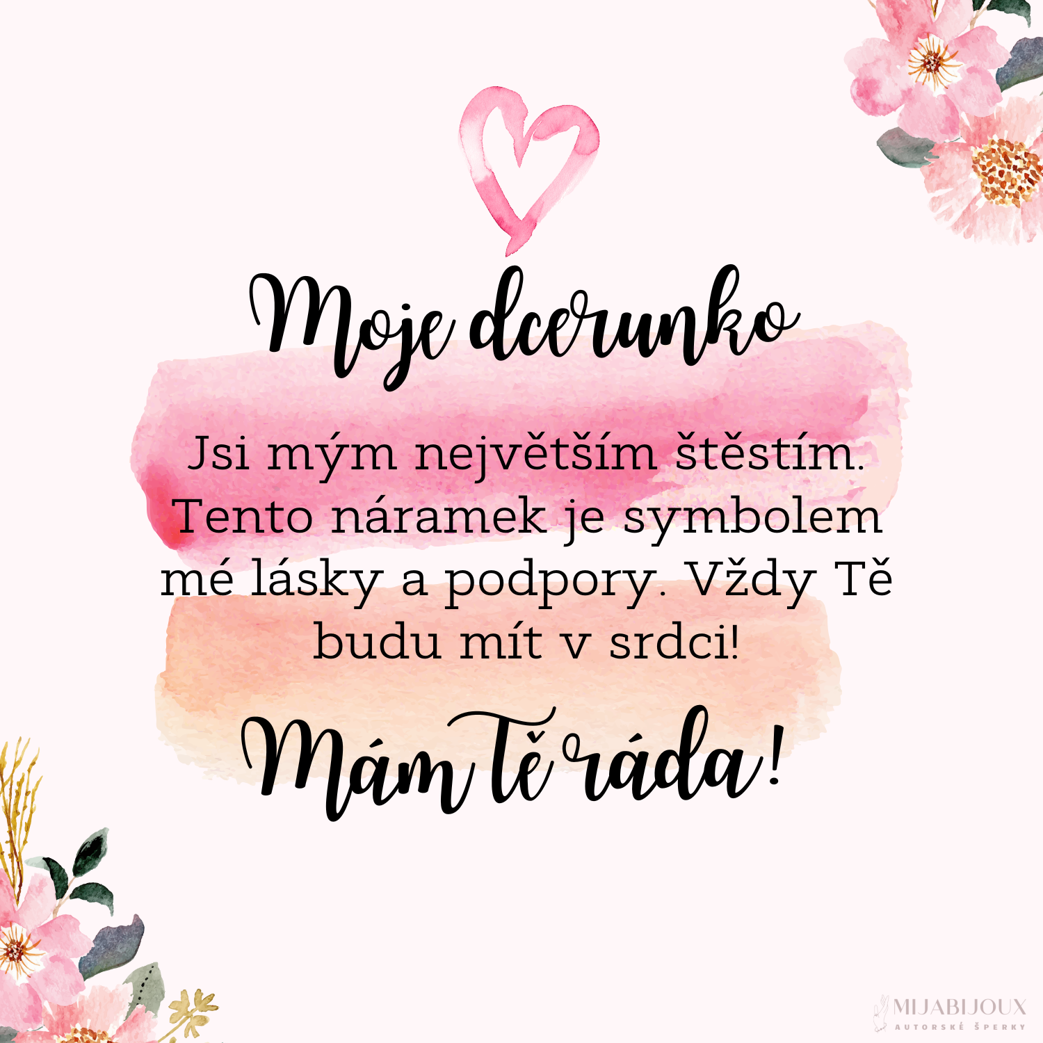 Pro dceru 2 - Krabička s věnováním